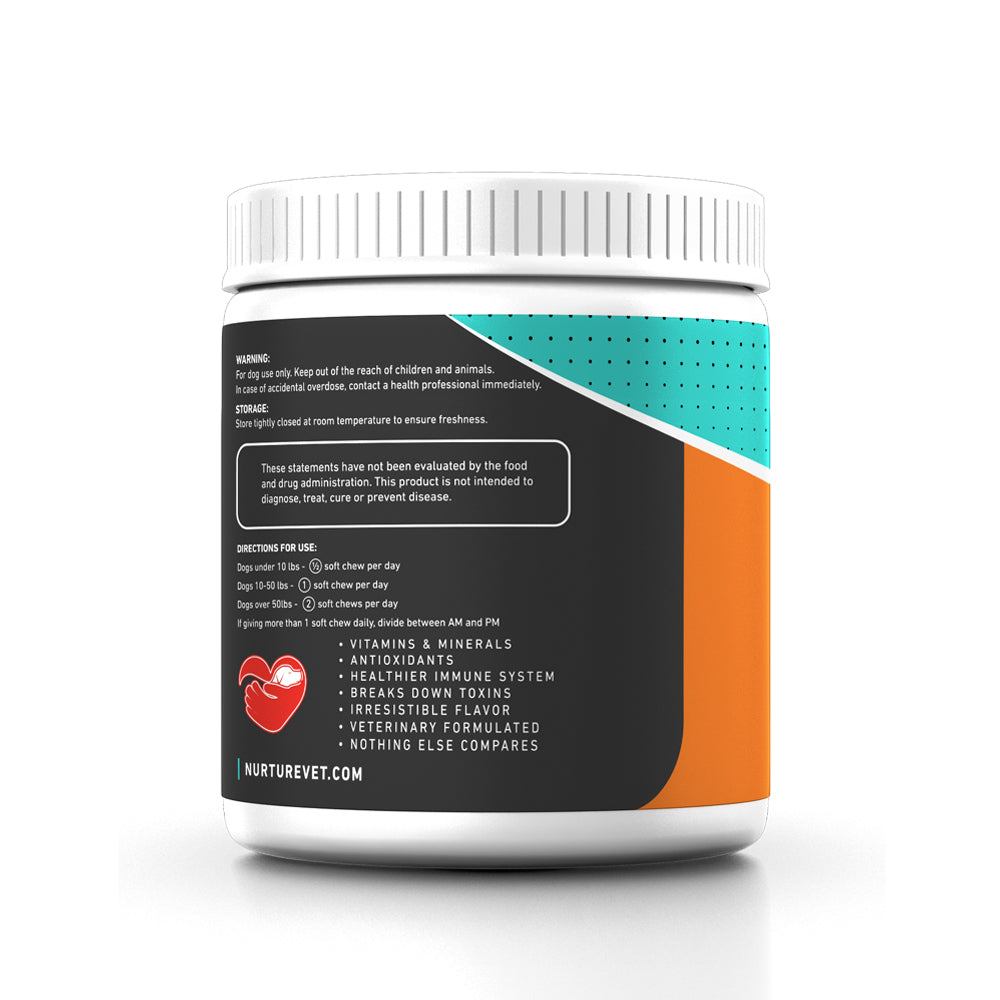 Multi-Vitamins for Dogs - Immune Booster with Zinc, Iron, Vitamin-B12